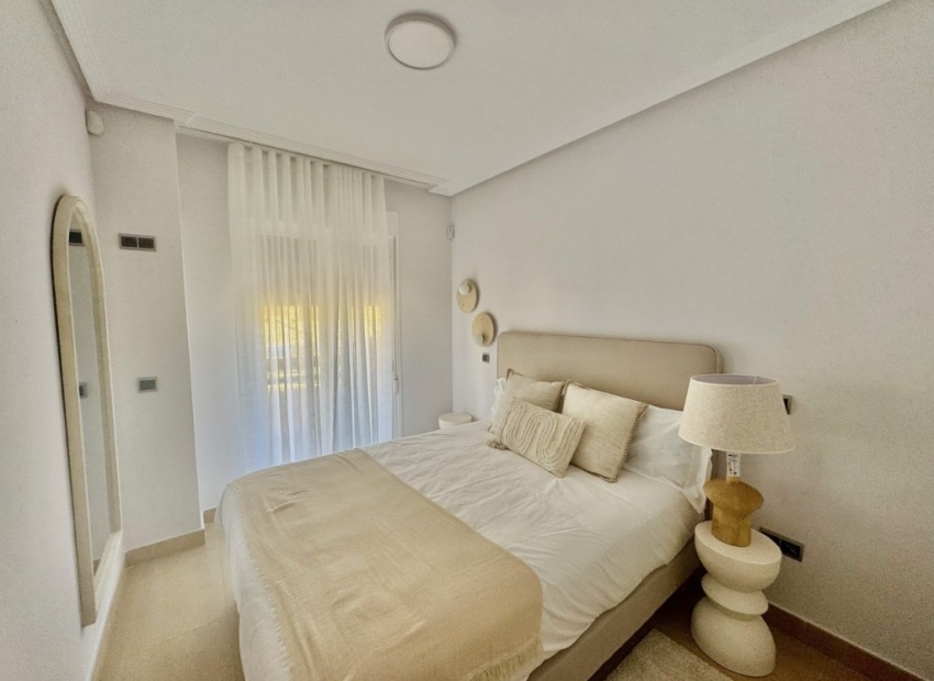 Cozy bedroom with modern neutral design