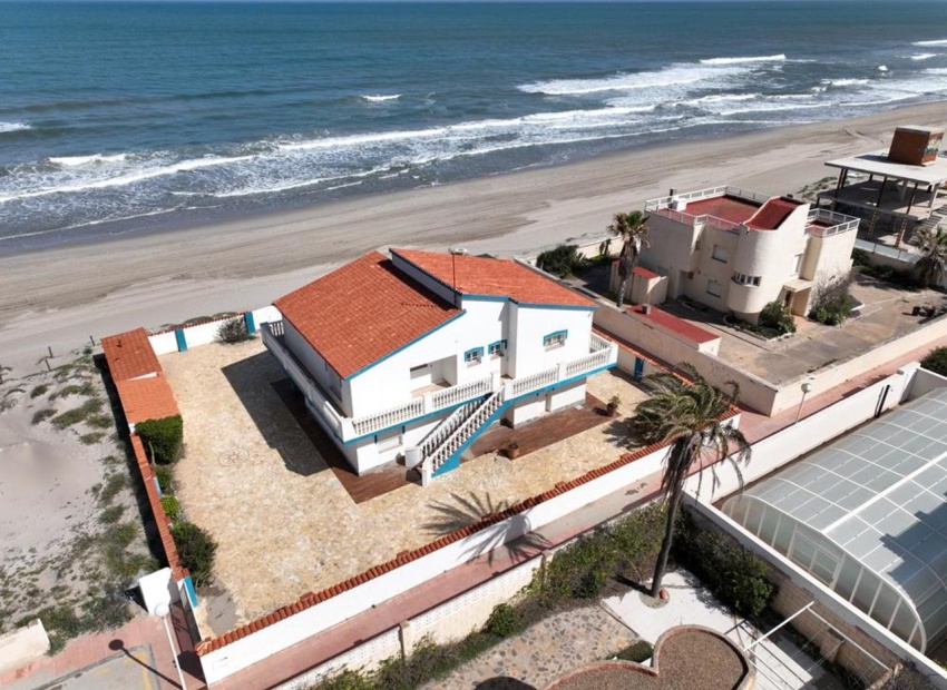 Direct beach access from property