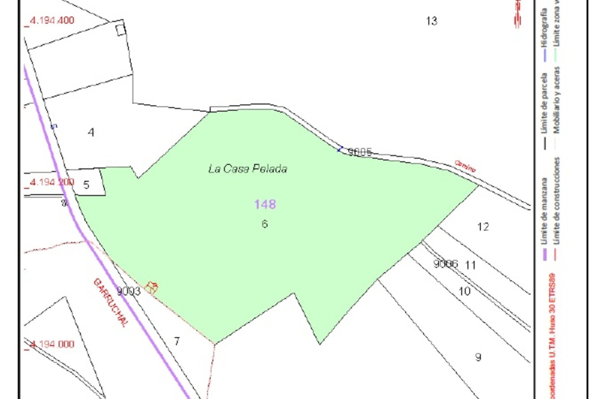 errain rustique de 83.334 m²