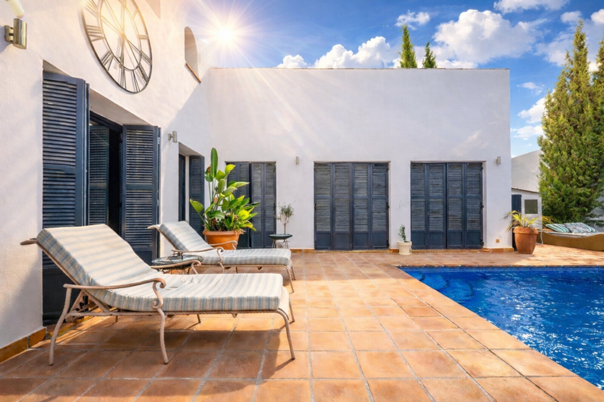 Espace barbecue villa luxe El Valle