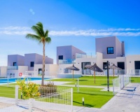 Fachada de adosados modernos