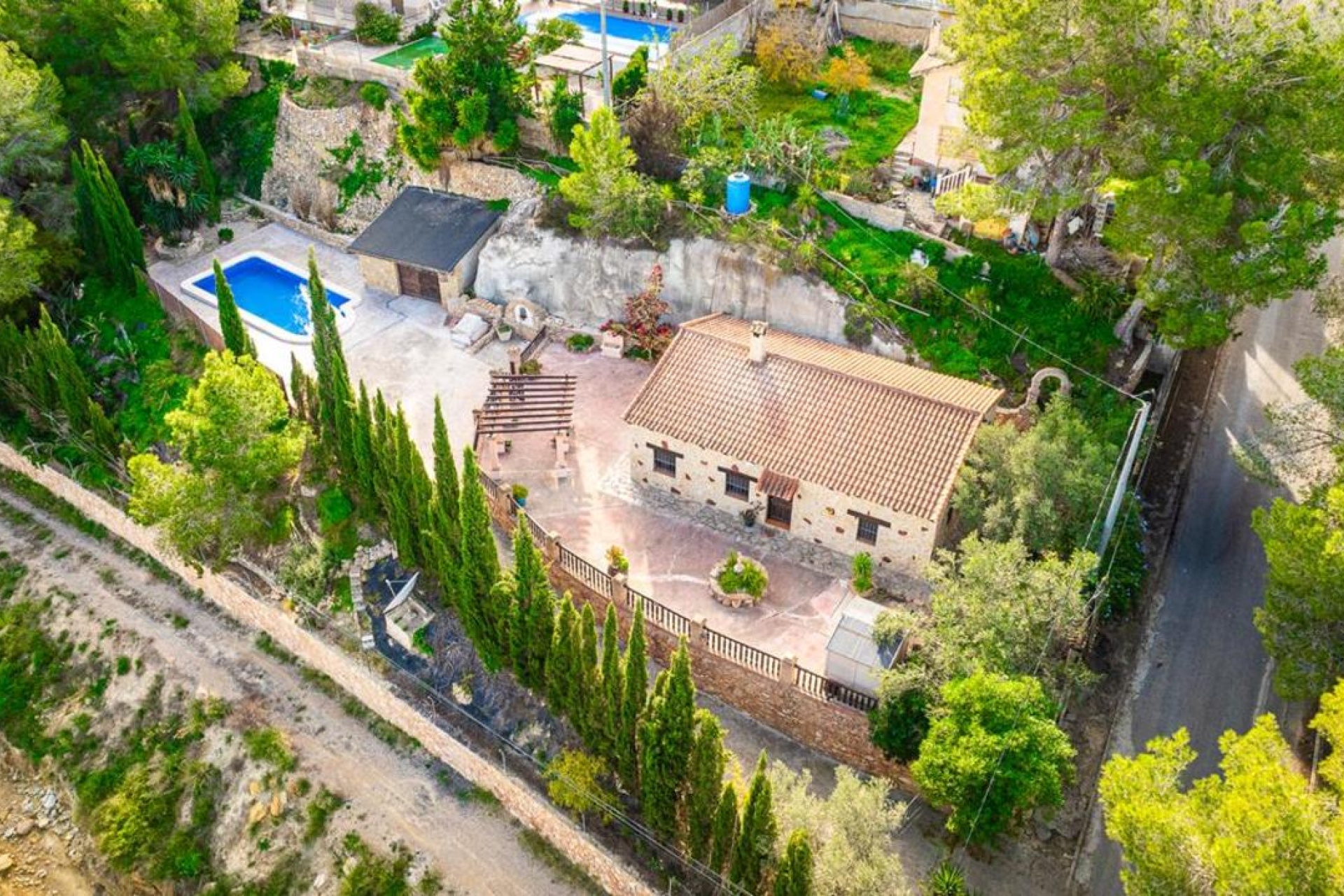 Natuurlijke tuin Murcia platteland