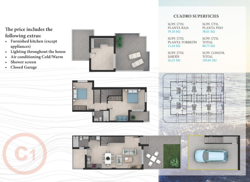 New Build - Townhouse - La Manga del Mar Menor - Mar Menor