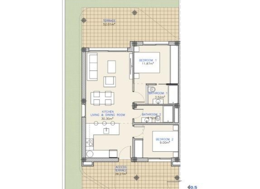 Nieuwbouw Woningen - Apartment - Mar Menor - Los Alcazares