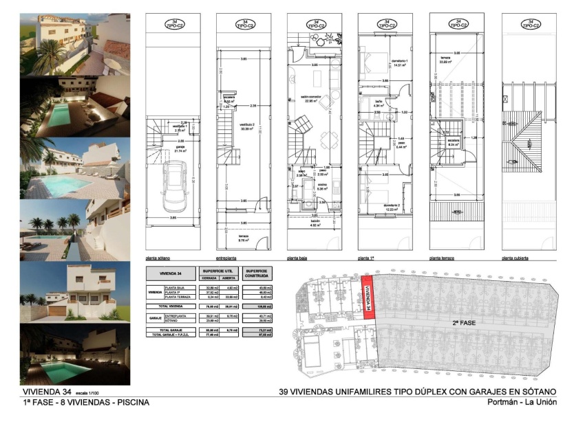 Nieuwbouw Woningen - Herenhuis - La Union - Mar Menor