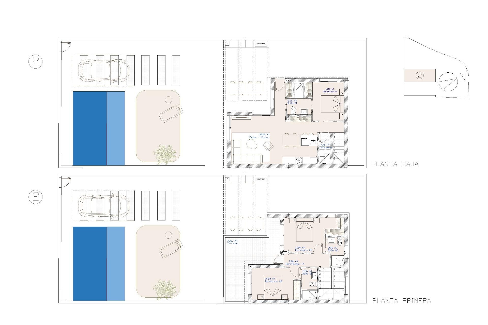 Nieuwbouw Woningen - Villa - San Pedro del Pinatar - Mar Menor
