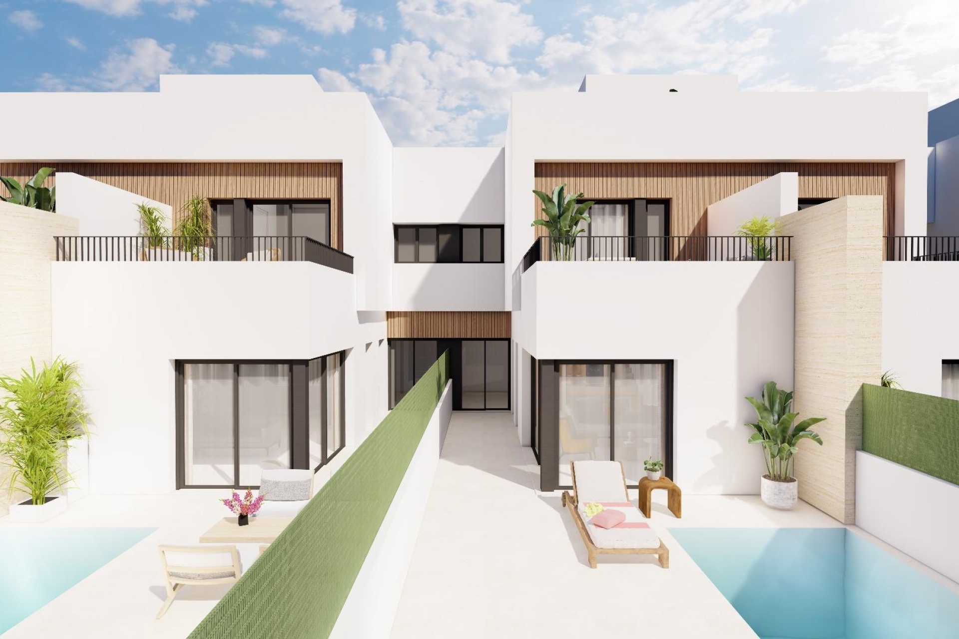 Nieuwbouw Woningen - Villa - Santiago de la Ribera - Mar Menor