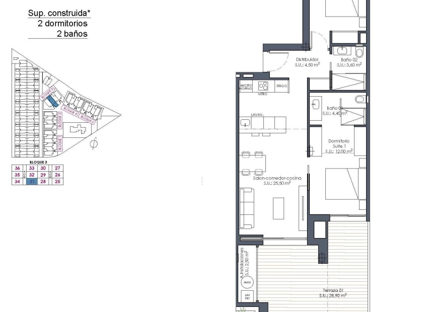 Nouvelle construction - Appartement - Mar Menor - Los Alcazares