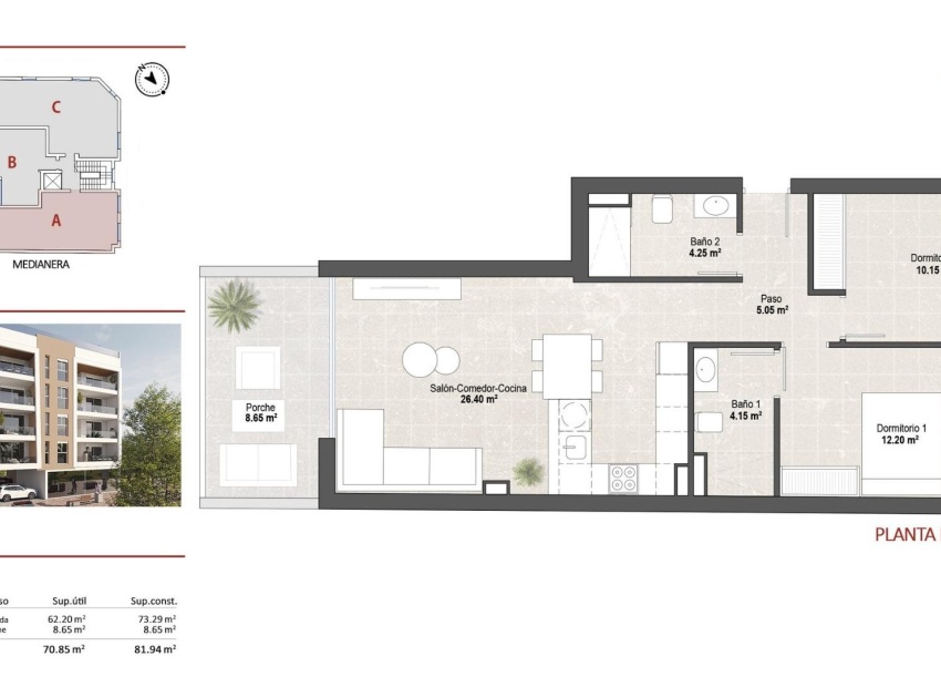 Nouvelle construction - Appartement - San Pedro del Pinatar - Mar Menor