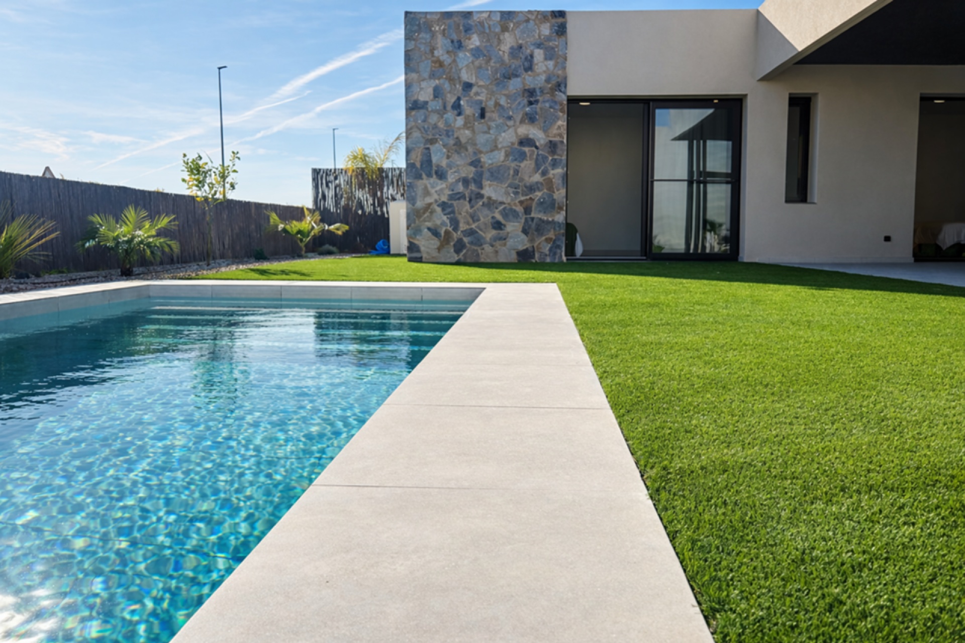 Slaapkamer met toegang tuin Altaona villa