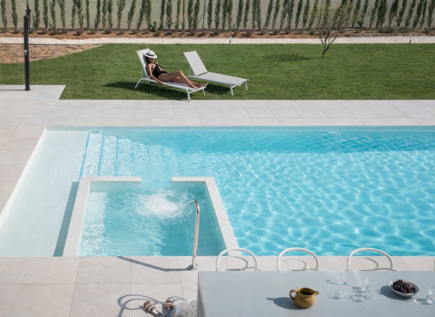 terras met golfzicht Altaona Golf