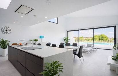 Piscine et terrasse villa luxe Murcie