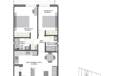 Nouvelle construction - Appartement - San Pedro del Pinatar - Mar Menor