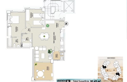 Obra nueva - Apartamento - La Manga del Mar Menor