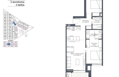 Obra nueva - Apartamento - Mar Menor - Los Alcazares